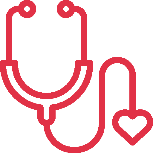 icona assistenza medica domiciliare e ospedaliera