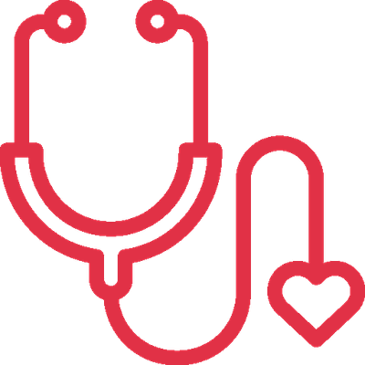 icona assistenza medica domiciliare e ospedaliera