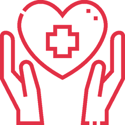 icona supporto medico per malati cronici